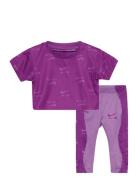 Air Boxy Tee Legging Set Nike Purple