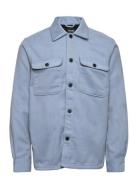 Onsash Ovr Woolen Look Pkt Ls Shirt Bp ONLY & SONS Blue