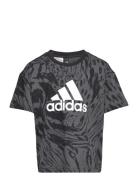 Future Icons Hybrid Animal Print Cotton Regular T-Shirt Adidas Sportsw...