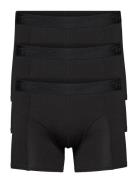 Men's Bamboo Boxer 3-P TOPECO Black