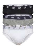 Cr7 Main Basic, Brief, 3-Pack CR7 Black