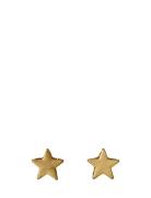 Ava Recycled Star Earrings Gold-Plated Pilgrim Gold