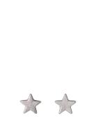 Ava Recycled Star Earrings Silver-Plated Pilgrim Silver