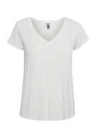 Cupoppy V-Neck T-Shirt Culture White