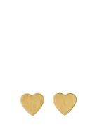 Vivi Heart Earrings Gold-Plated Pilgrim Gold