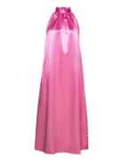 Visittas Halterneck Maxi Dress - Noos Vila Pink