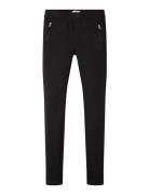 Zipper Leggings With Cutline Tom Tailor Black