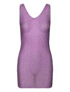 Sequin Knit Straight Top REMAIN Birger Christensen Purple
