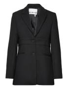 Heavy Suiting Fitted Bra Blazer REMAIN Birger Christensen Black