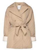 Quilted Peacoat Tommy Hilfiger Beige