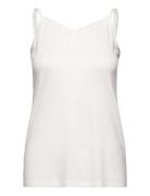 Top With Lace, Lenzing™ Ecovero™ Esprit Collection White