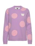 Asta Pois Lambswool Jumper Double A By Wood Wood Purple