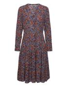 Midi Dress With All-Over Floral Print Esprit Casual Patterned