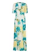 Slindre Karven Maxi Dress Soaked In Luxury Blue