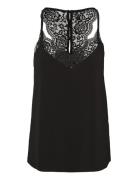 Vmana S/L Lace Top Ga Noos Vero Moda Black