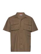 Wave Utility Stretch Canvas Box Fit Knowledge Cotton Apparel Khaki