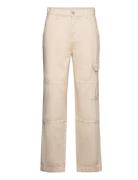 Pocket Cargo Jeans Mango Beige