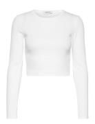 Igormd Ls Crop Top Modström White