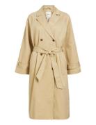 Objclara Keily Trench Coat Noos Object Beige