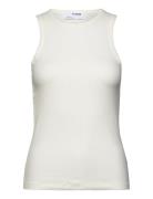Slfanna O-Neck Tank Top Noos Selected Femme White