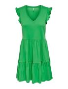 Onlmay Cap Sleev Fril Dress Jrs Noos ONLY Green