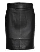 Francie Mini Leather Skirt Second Female Black