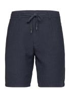 Linen Blend Herringb Short Lindbergh Blue