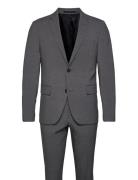 Plain Mens Suit Lindbergh Grey