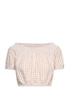 Filippa Cot Poplin Off Shld Tp French Connection Beige