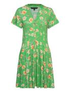 Camille Meadow V Neck Dress French Connection Green