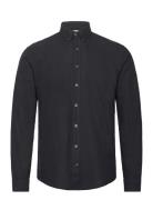 Linen/Cotton Shirt L/S Lindbergh Black