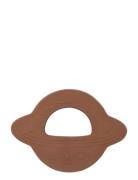 Natural Rubber Teether - Planet - Cinnamon Fabelab Brown