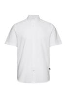 Johan Seersucker S/S Shirt Kronstadt White