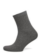Fine Cotton Rib Socks Mp Denmark Grey