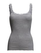Rwbabette Silk Sl Deep Back Lace To Rosemunde Grey