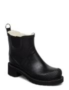 Short Rubber Boots With High Heel. Ilse Jacobsen Black