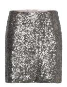 Babethgz Mw Mini Skirt Gestuz Silver