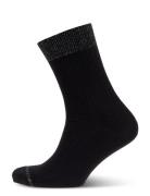 Erin Wool Rib Socks Mp Denmark Black