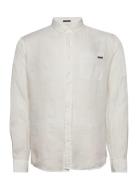 Pure Linen L/S Shirt Lindbergh White