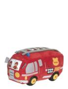 Firebrigade Truck With Detachable Ladder Teddykompaniet Red