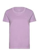 Sunfaded C-Neck Ss T-Shirt GANT Purple
