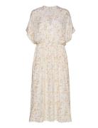 Andina Long Dress Aop 8083 Samsøe Samsøe Beige