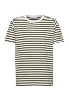 Adrian Stripe T-Shirt Les Deux Patterned