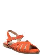 Sandals - Flat - Open Toe - Op ANGULUS Orange