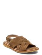 Sandals - Flat - Open Toe - Op ANGULUS Brown