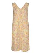 Kaisolde Amber Strap Dress Kaffe Yellow