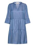 Crsiran Dress - Kim Fit Cream Blue