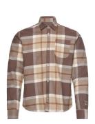 Jeremy Flannel Shirt Les Deux Brown