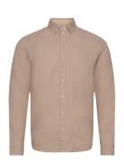 Theo Linen Shirt Mos Mosh Gallery Beige