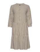 Cunoor Stripe Dress Culture Beige